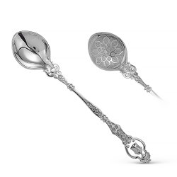 7018 Ложка с колокольчиком. Серебро 925.