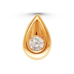 z3-8819 Подвеска с бриллиантами. Золото 585.