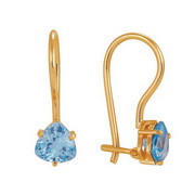 z2-8084 Детские серьги.Золото 585.  