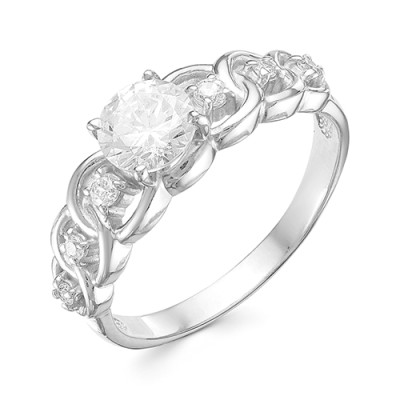 z1-9631 Кольцо с фианитами. Серебро 925.