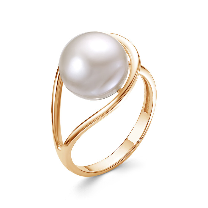 z1-10599 Кольцо с жемчугом. Золото 585. 