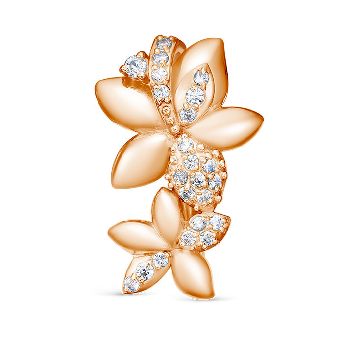 z3-11486 Подвеска с фианитами. Золото 585. 