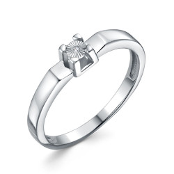 z1-11115 Кольцо с фианитами. Серебро 925.