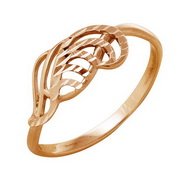 z1-7765 Кольцо без вставок. Золото 585.