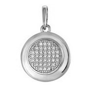 z3-8507 Подвеска с фианитами. Серебро 925.
