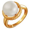 z1-8599 Кольцо с жемчугом. Серебро 925. 