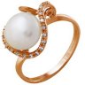 z1-7762 Кольцо с жемчугом. Серебро 925. 