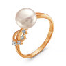 z1-8898 Кольцо с жемчугом. Серебро 925. 