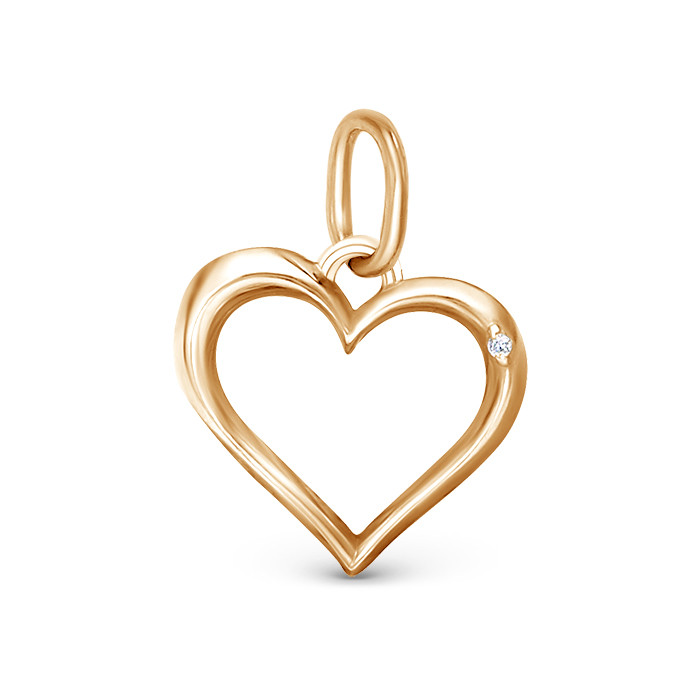 z3-10724 Подвеска с фианитами. Золото 585. 