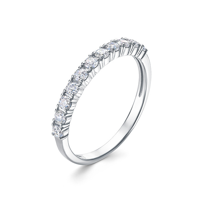 z1-10756 Кольцо с фианитами. Серебро 925.  