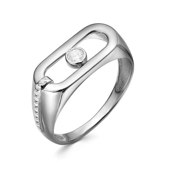 z1-11338 Кольцо с фианитами. Серебро 925.  