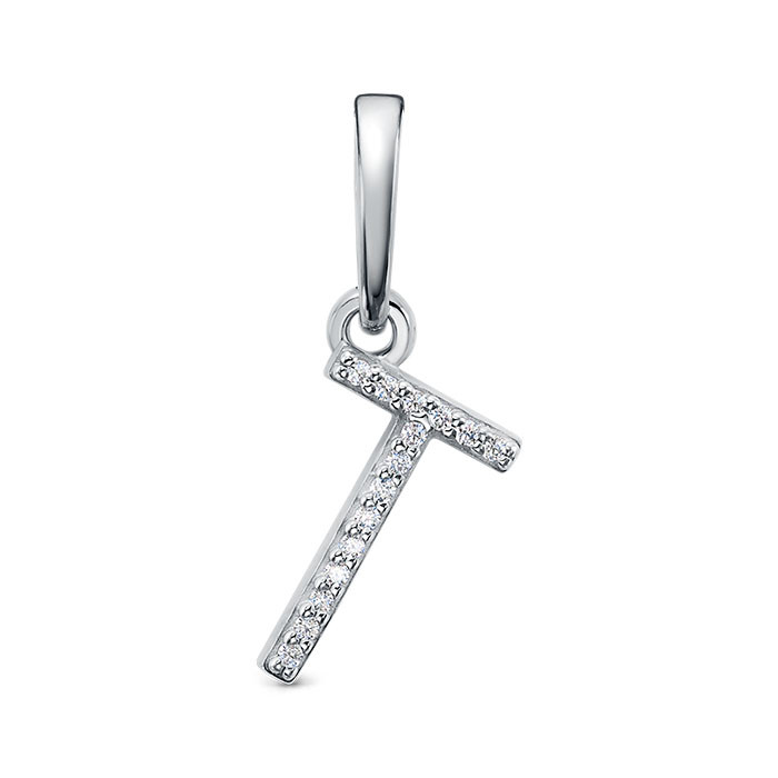 z3-11444 Подвеcка с фианитами. Серебро 925.  