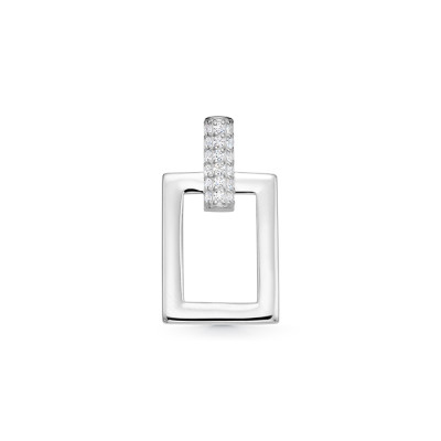 z3-11468 Подвеcка с фианитами. Серебро 925.