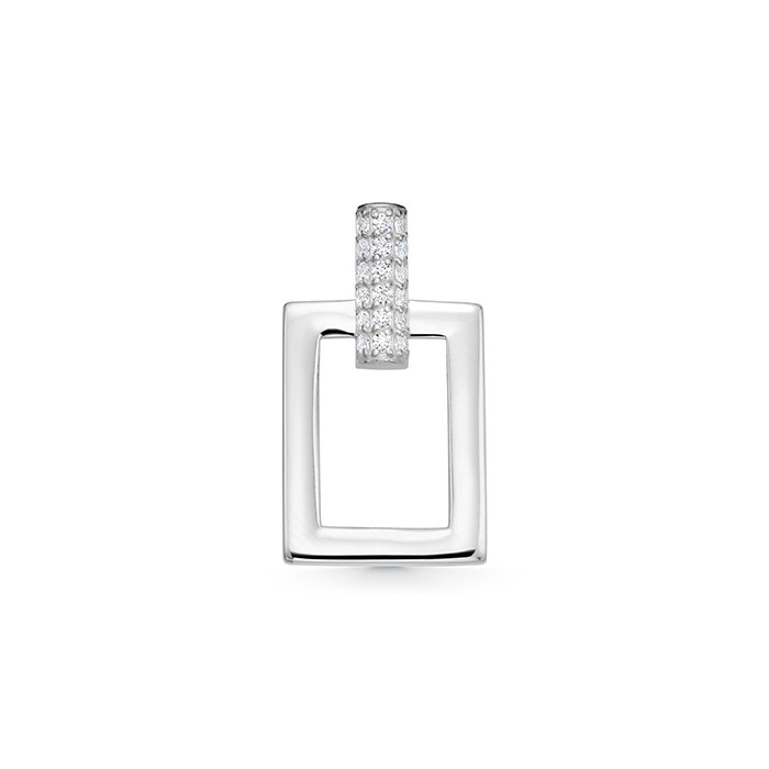 z3-11468 Подвеcка с фианитами. Серебро 925.  