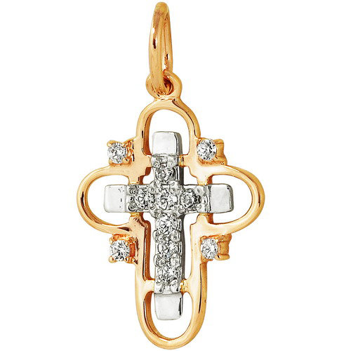 z3-284 Православный крест. Золото 585. 