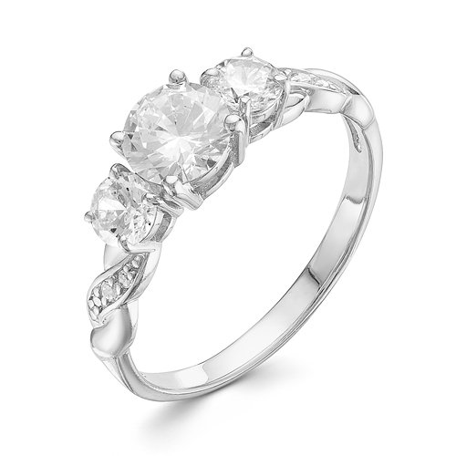 z1-9685 Кольцо с фианитами. Серебро 925. 