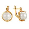 z2-8626 Серьги с жемчугом. Серебро 925. 