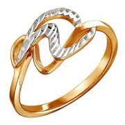 z1-8544 Кольцо без вставок. Золото 585.