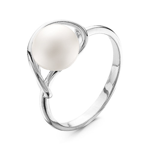 z1-9429 Кольцо с жемчугом. Серебро 925. 