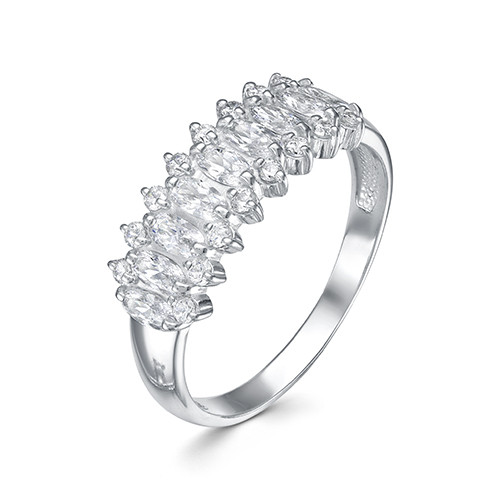 z1-10057 Кольцо с фианитами. Серебро 925.