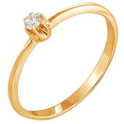 z1-8142 Кольцо с бриллиантами.Золото 585.