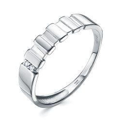 z1-11205 Кольцо с фианитами. Серебро 925.