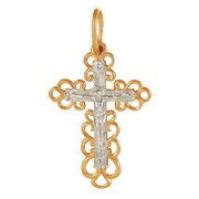 z3-8040 Православный крест. Золото 585.