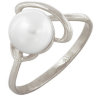 z1-5035 Кольцо с жемчугом. Серебро 925. 