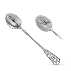 7027 Ложка на крестины. Серебро 925.