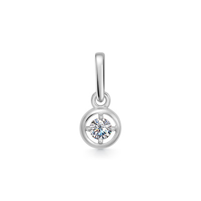z3-11491 Подвеcка с фианитами. Серебро 925.