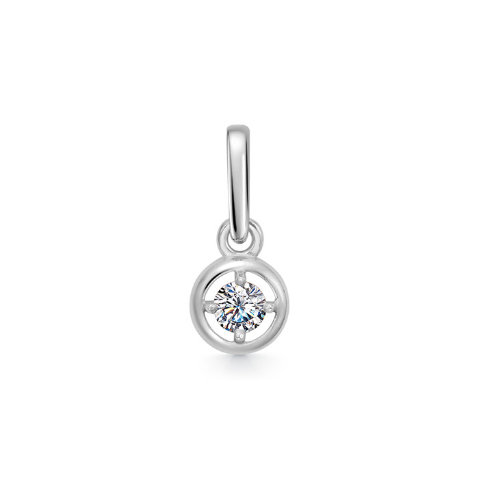 z3-11491 Подвеcка с фианитами. Серебро 925. 