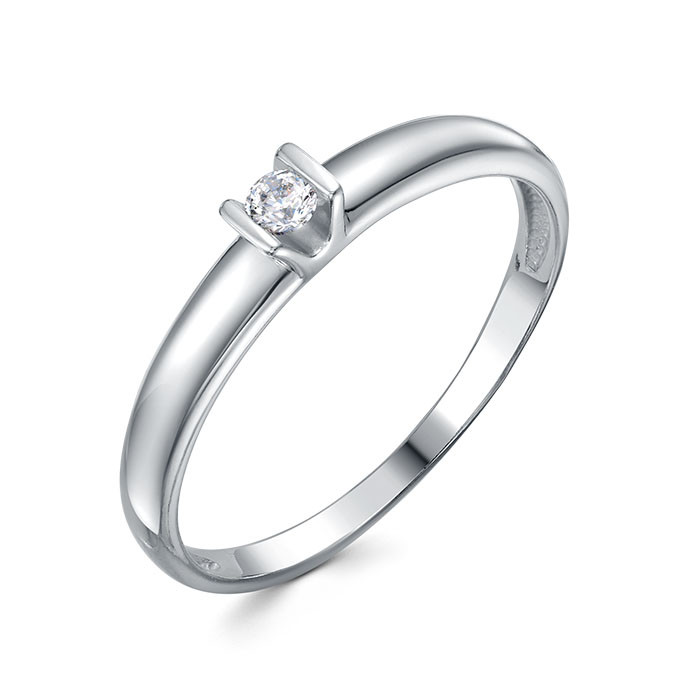 z1-11091 Кольцо с фианитами. Серебро 925. 