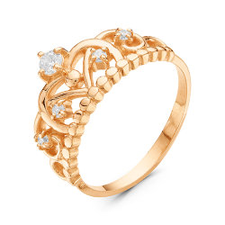 z1-9334 Кольцо корона. Золото 585.