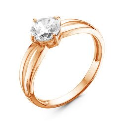 z1-9401 Кольцо с фианитами. Золото 585.