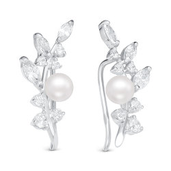 z2-9820 Каффыс жемчугом. Серебро 925.