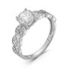z1-8990 Кольцо с фианитом.Серебро 925. 