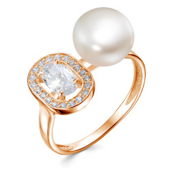 z1-11480 Кольцо с жемчугом. Золото 585.