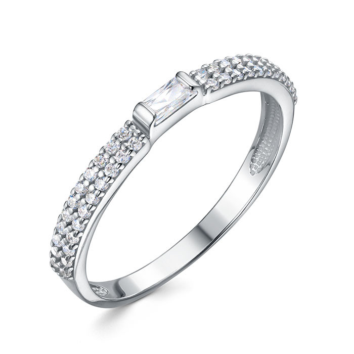 z1-11533 Кольцо с фианитами. Серебро 925.  