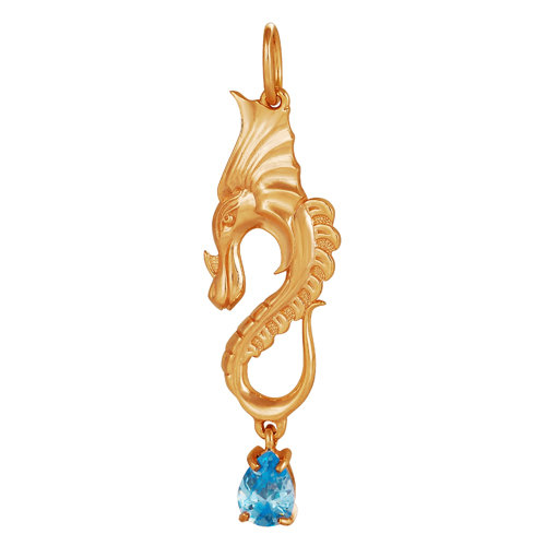 z3-7994 Подвеска с полудрагоценными вставками. Золото 585. 