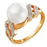 z1-8637 Кольцо с жемчугом. Серебро 925. 