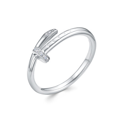 z1-10774 Кольцо с фианитами. Серебро 925.