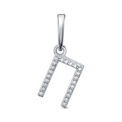 z3-11439 Подвеcка с фианитами. Серебро 925.