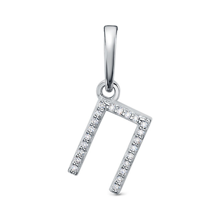 z3-11439 Подвеcка с фианитами. Серебро 925. 