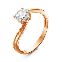 z1-9399 Кольцо с фианитами. Золото 585.