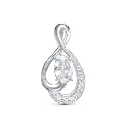 z3-9884 Подвеcка с фианитами. Серебро 925.