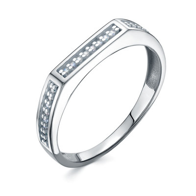 z1-11221 Кольцо с фианитами. Серебро 925.