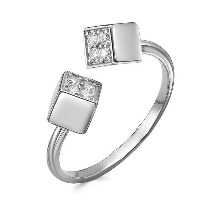 z1-11312 Кольцо с фианитами. Серебро 925. 