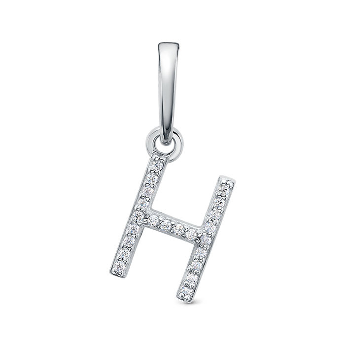 z3-11438 Подвеcка с фианитами. Серебро 925. 