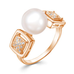 z1-11517 Кольцо с жемчугом. Золото 585.