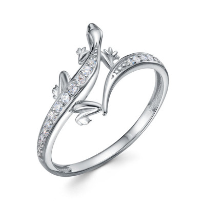 z1-11541 Кольцо с фианитами. Серебро 925.